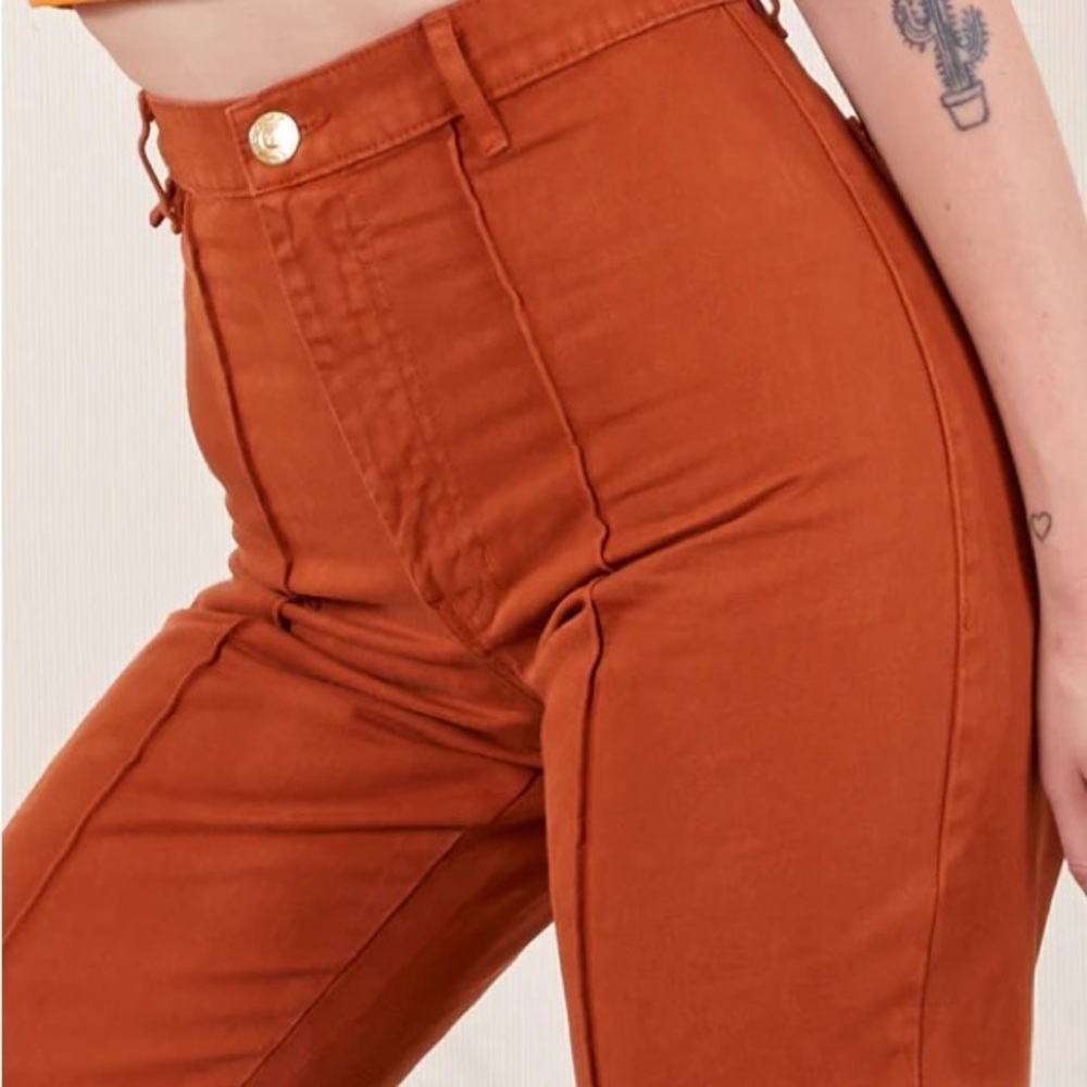 Big Bud Press Burnt Terracotta Western Pants